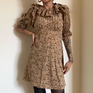 Doen - Baudoin dress silk floral size XS